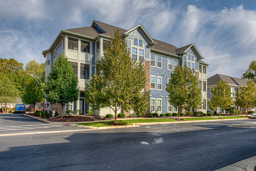 Exterior of the apartment building in Union Flats.